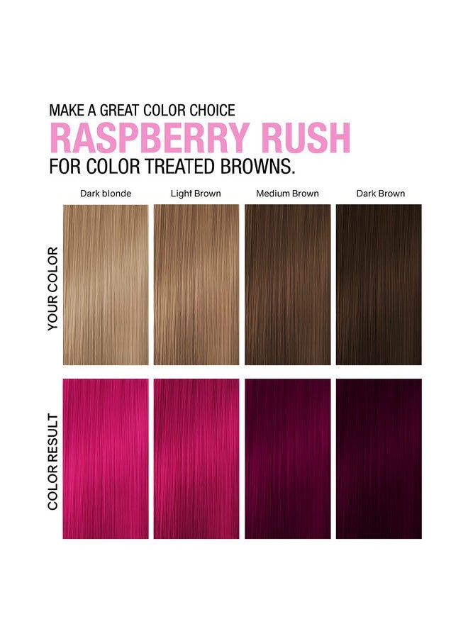 NO FADE FRESH - Raspberry Rush Hair Color Depositing Shampoo + Conditioner + Bondheal Bond Rebuilder Bundle Enhance Color Prevent Fading & Refresh Magenta Pink Color Temporary Hair Color Dye - Image 1