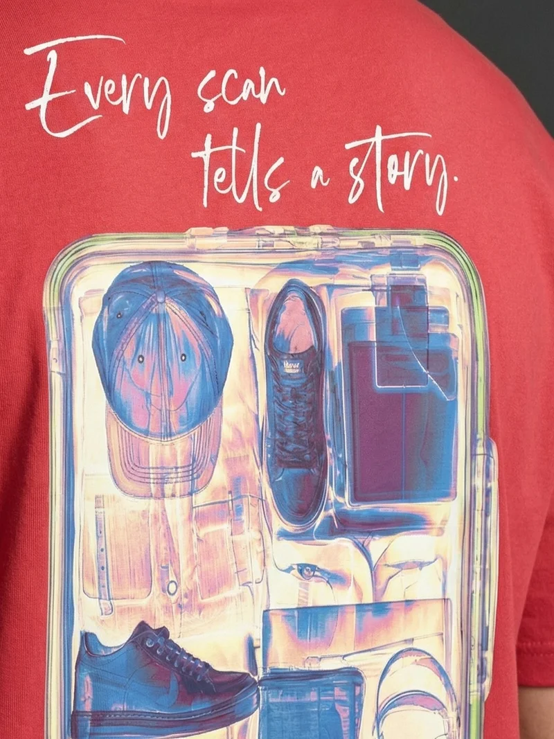 نوبيرو NOBERO Men's Premium Oversized Printed T-Shirt