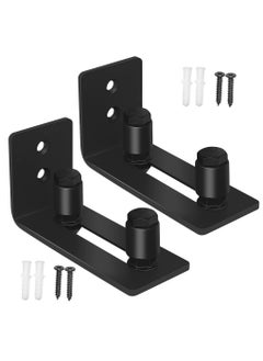 واي آند دي Sliding Barn Door Bottom Floor Guide, Adjustable Stay Roller Wall Mounted Hardware, Flush Flat Design, Fit All Size Door, 2 Set  - Image 1