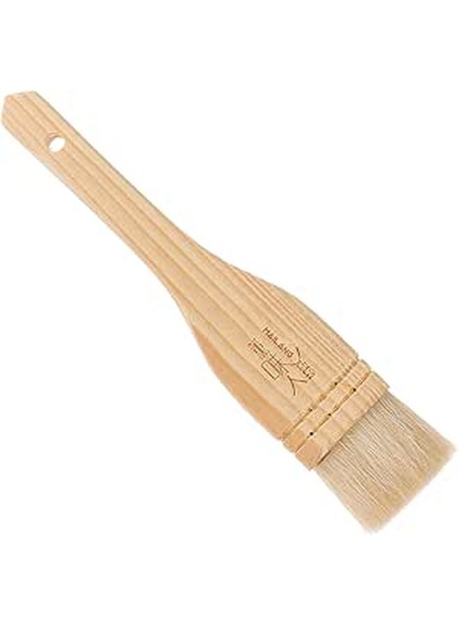 Natural Wool Bristle Pastry Brush For Baking Cooking Basting Sauce Marinade Application - Image 1