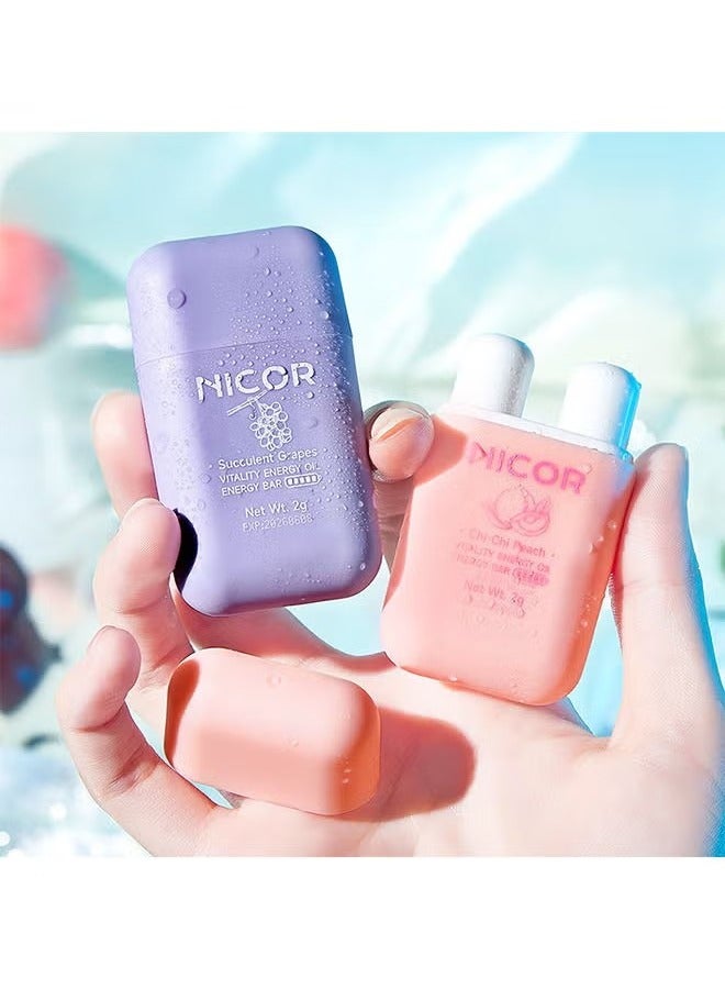 1pc On-the-Go Portable Aromatherapy Nasal Inhaler Personal Diffuser Sniffer Stick With Essential Oils Refreshing Menthol for Stress Anxiety Relief Soothes Comforts Boosts Focus - Image 4