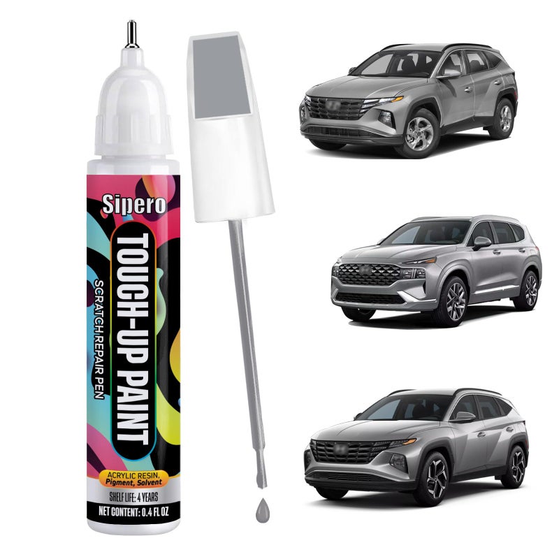 sipero Shimmering Silver R2T for Hyundai Touch Up Paint Pen Exact OEM Match for Fixing Chips Nicks Compatible with Elantra Sonata Accent Venue - Image 3