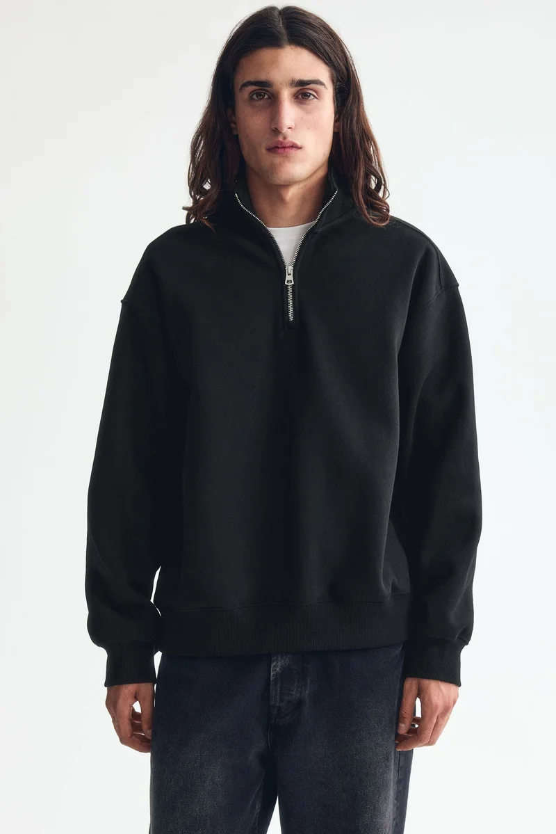 Loose Fit Zip-top sweatshirt