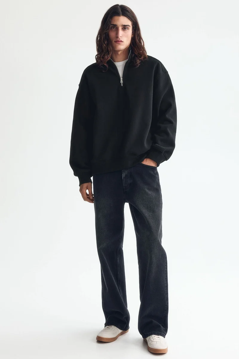 H&M Loose Fit Zip-top sweatshirt