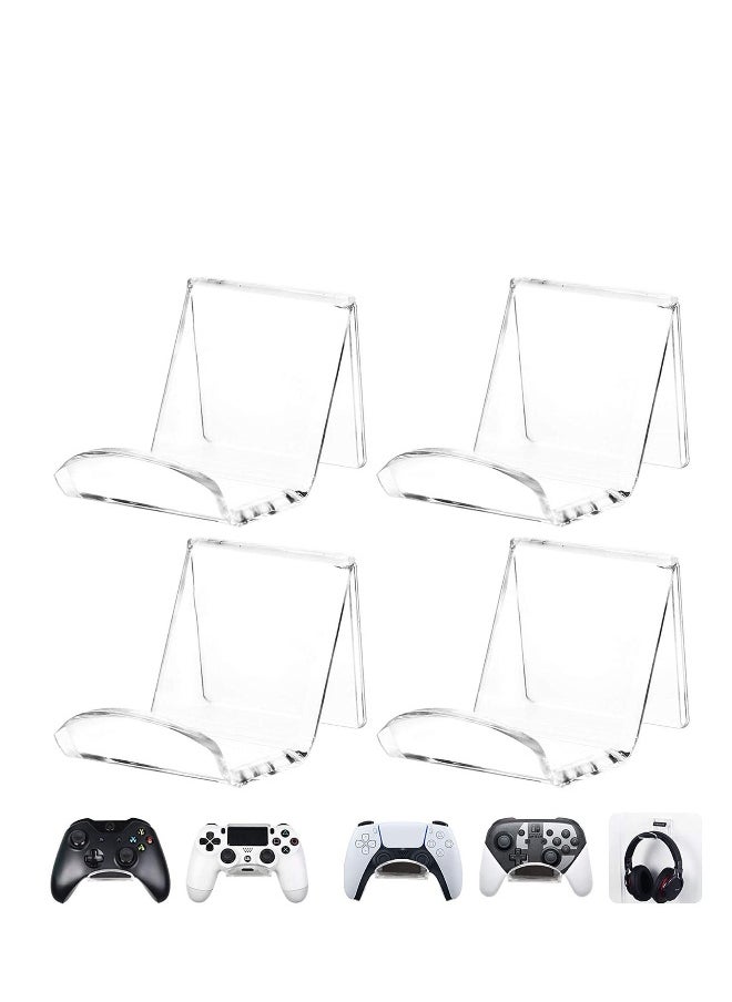 Generic Game Controller Wall Mount Holder Stand (4 Pack) For Xbox One Ps4 Ps5 Steam Switch Pc Universal Gamepad Accessories  - Image 1