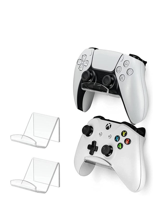 Generic Game Controller Wall Mount Holder Stand (4 Pack) For Xbox One Ps4 Ps5 Steam Switch Pc Universal Gamepad Accessories  - Image 2
