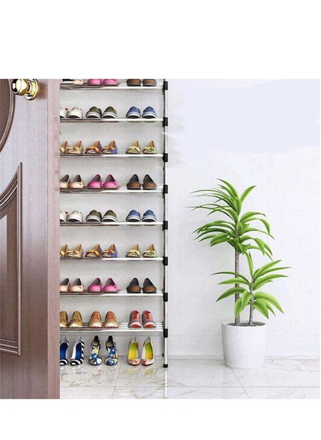 RACK STORE - Shoe Rack Premium Stainless Steel Rack 8 Layer Shoe Rack - Image 1