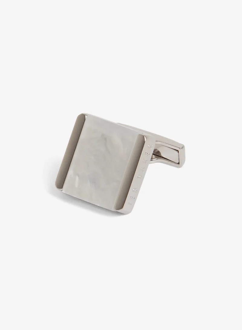 Ted Baker SILVER Cuflink Stone Detail Cufflinks for Men | Best Price UAE