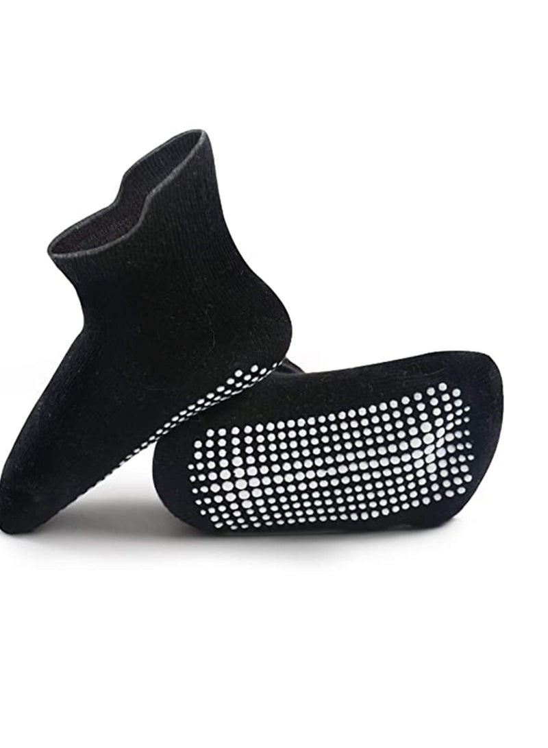 SYOSI 12 Pairs Anti Slip Toddler Socks Non Skid Ankle Socks with Grips for Baby Toddler Kids Boys Girls Kids Years - Image 4