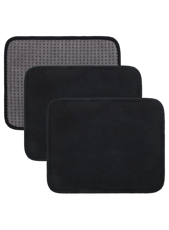Generic (3-Pack) Microfiber Bowling Ball Towel - 10 Inches x 8 Inches Premium Quality Bowling Ball Shammy Pad with Easy-Grip Dots - Clean Bowling Ball from Dirt and Oil to Improve Grip and Precision - Image 1