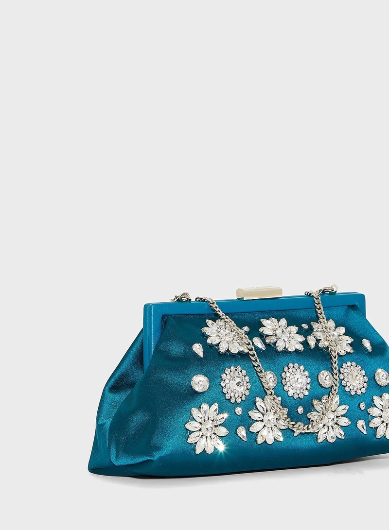 Ted Baker Crystal Embellished Clutch Bag