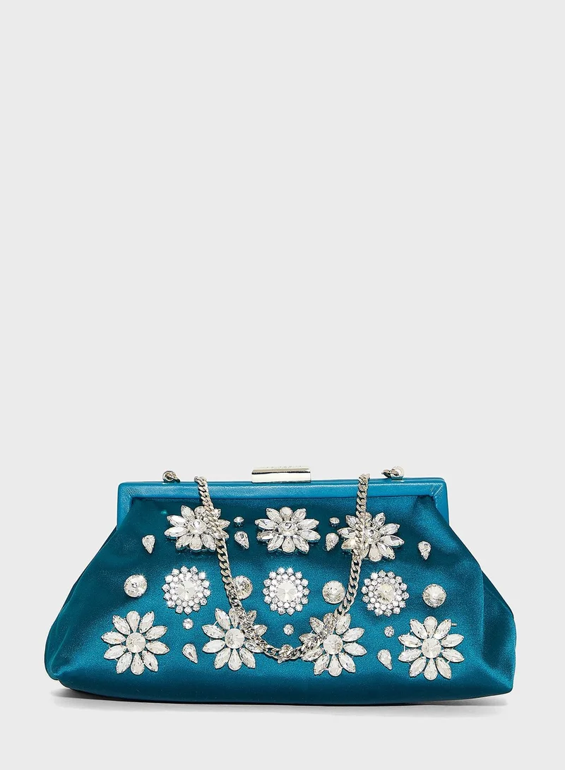 Ted Baker Crystal Embellished Clutch Bag
