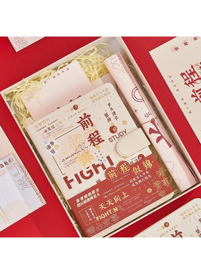 Bluejw High-value Notebook Gift Box Suit Hand Book Full Color Page Customizable Ins Wind Hand Account Stationery Gift Bag - Image 5