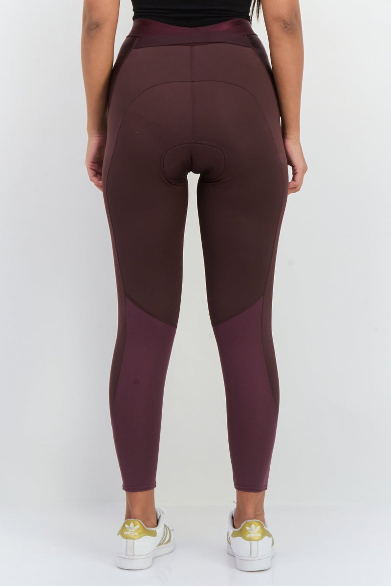 Adidas ليغينغز تدريب رياضية للنساء، بورغندي داكن - Image 3
