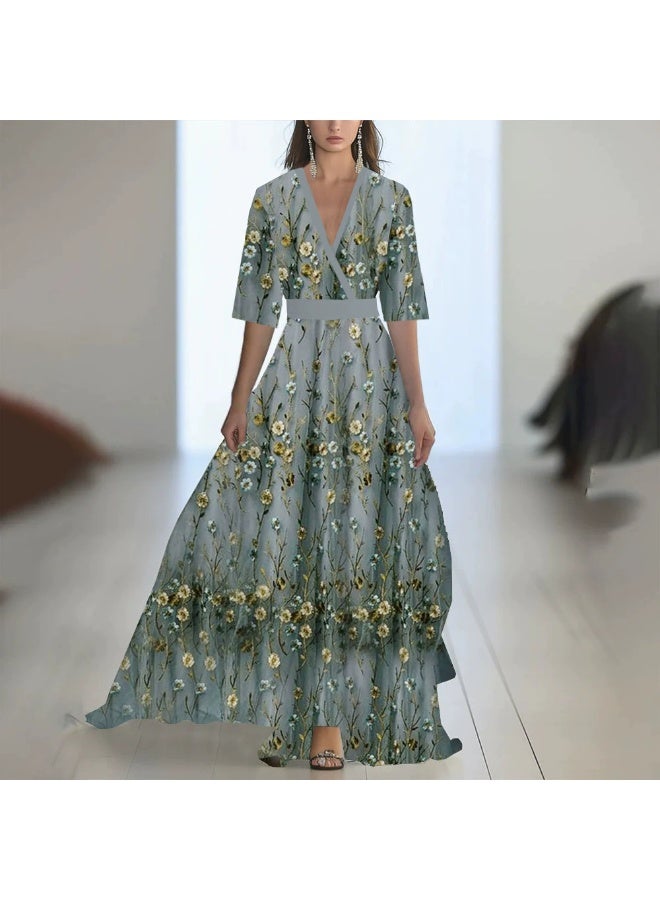 general 2025-2026 Shein Temu Print Dress - Image 1