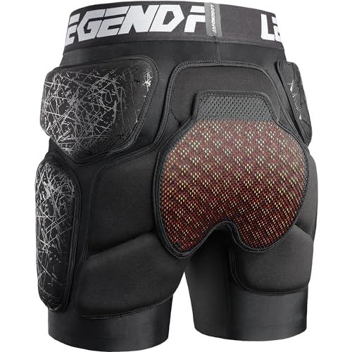 Legendfit Protective Padded Shorts for Snowboard Ski Ice Skating Skateboard Hip Butt Tailbone Protection for Men Women Youth - Image 1