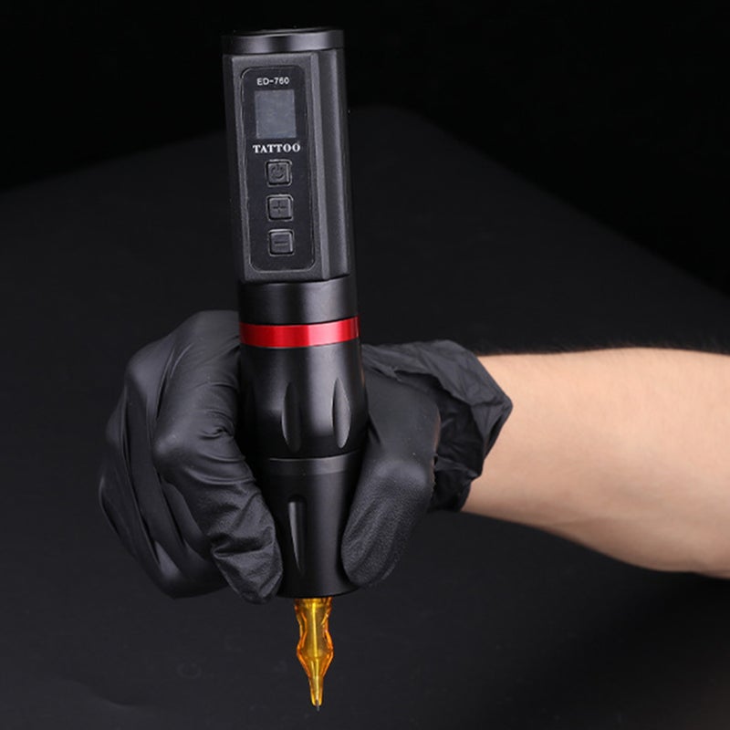 Wireless Charging Tattoo Pen LCD Display Motor Tattoo Machine Wireless Power Tattoo Pen Tattoo Equipment - Image 4