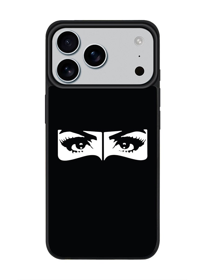 Stylizedd iPhone 17 Pro Max Case, [Compatible with MagSafe] Slim Magnetic cover Phone Case iPhone 17 Pro Max -Naqabi Eyes - Image 1