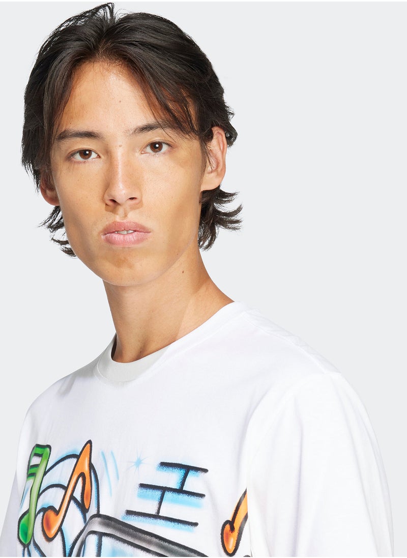 adidas Originals - Airbrush T-Shirt - Image 1