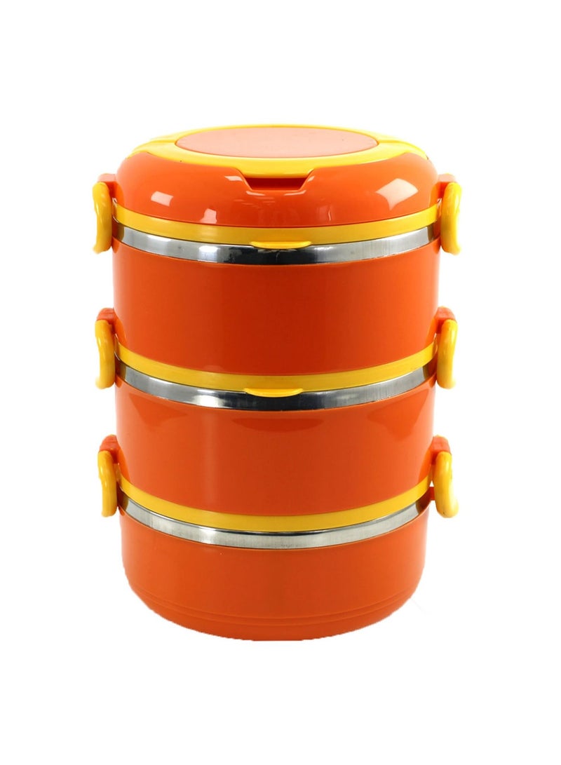 Bento Box Lunch Box Thermal Leak Proof BPA Free Stainless Steel Lunch Box For Kids & Adults 3 Layar  - Image 1