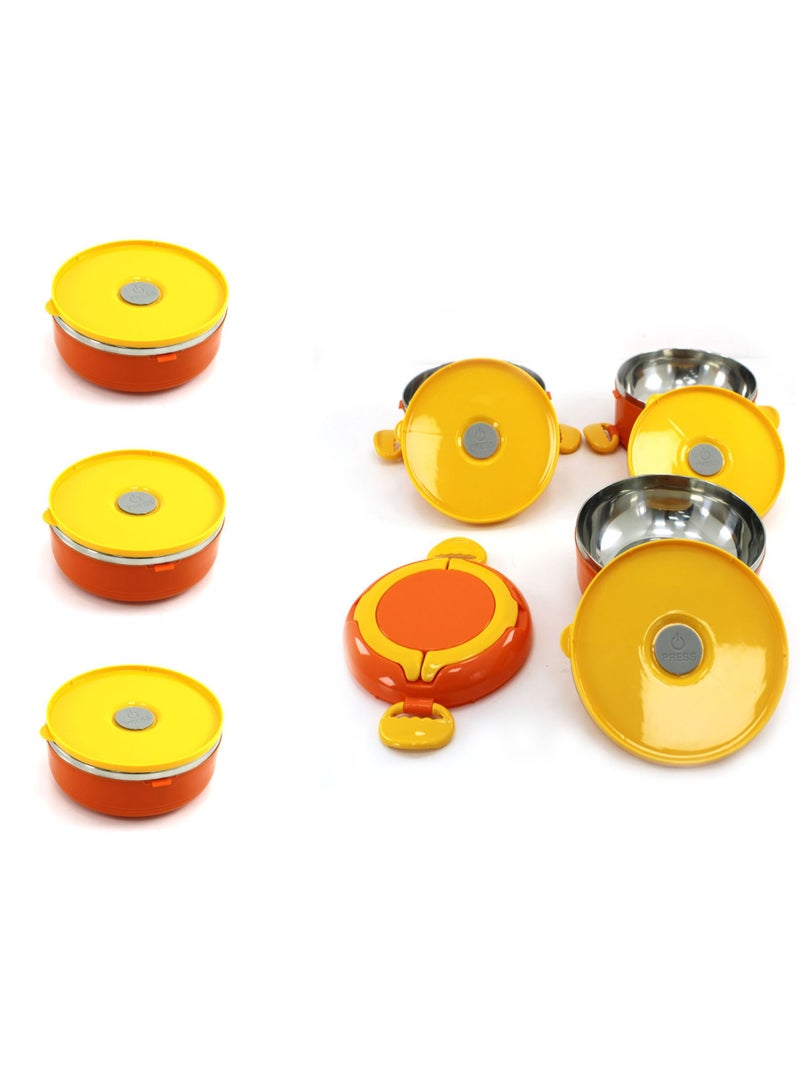 Bento Box Lunch Box Thermal Leak Proof BPA Free Stainless Steel Lunch Box For Kids & Adults 3 Layar  - Image 4