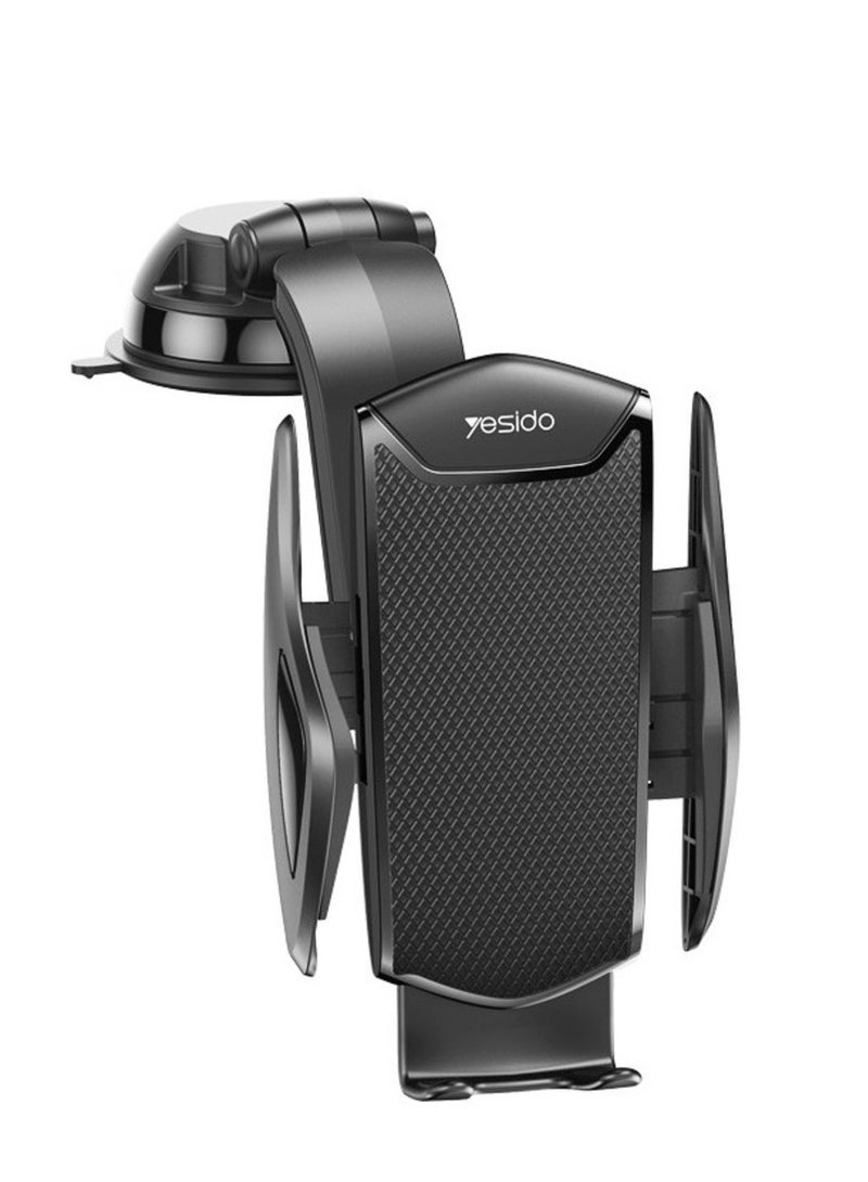Yesido C99 Car Center Console Suction Cup Mobile Phone Navigation Holder (Black) - Image 1