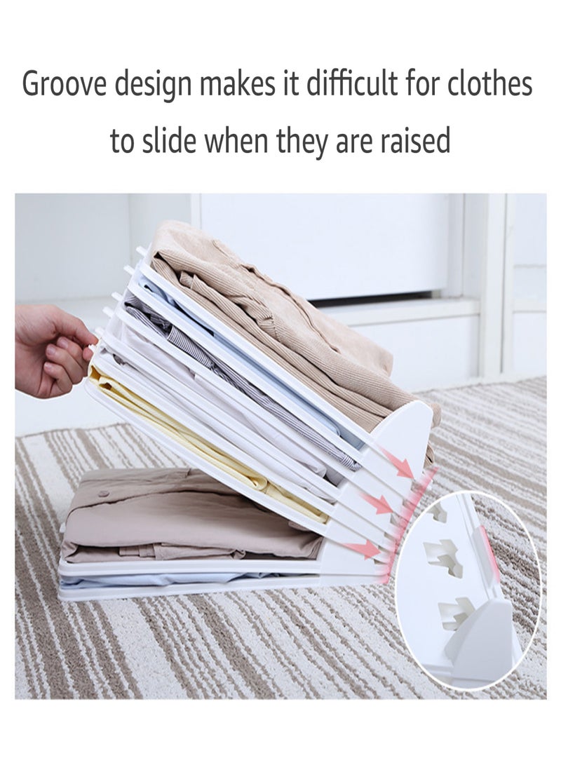 1PC T Shirt Organizer Closet Organizer Clothing Trays Folding Board T-shirt Shirt Wardrobe Anti-wrinkle Sweater Lazy Folding Ironing Board Clothes Storage Board Ironing board 34.8*28.5*5.7 - Image 3