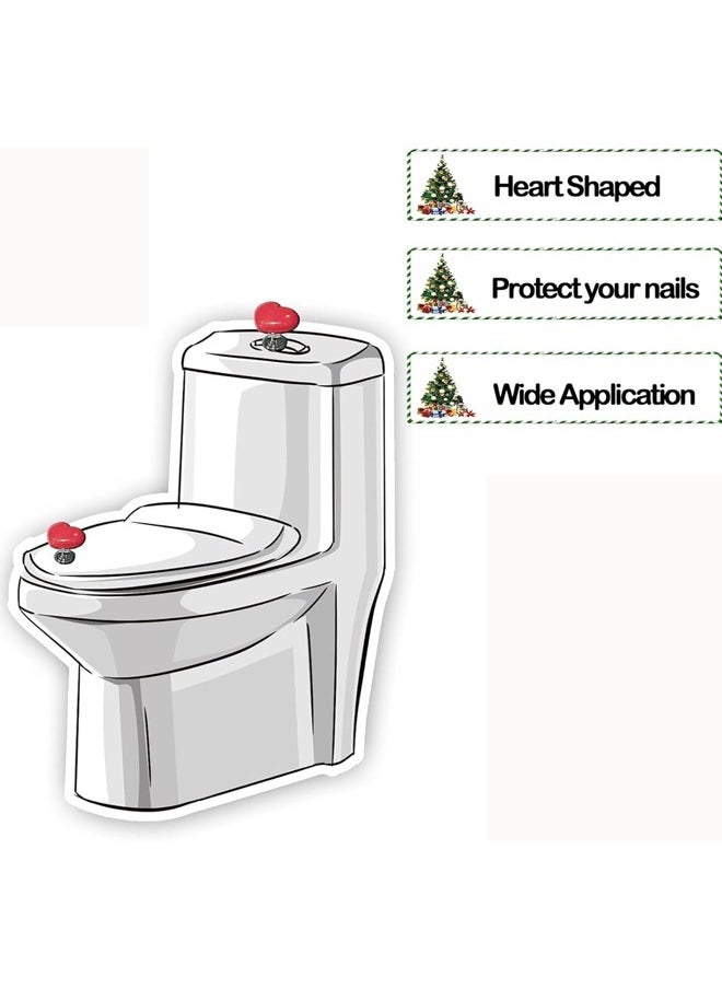 The Toilet Tank Button, 4 Pieces of the Toilet Pressure Button, auxiliary Button for the Toilet Tank, the Toilet Button Handle, the Upper Water Handle, the Water Tank Auxiliary Tool
