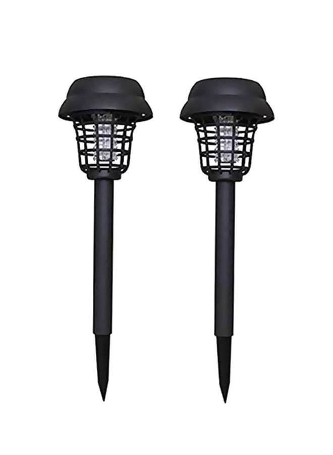 نيبمينينت مصباح LED لصيد الحشرات يعمل بالطاقة الشمسية أسود/ أبيض 31x18.4x17سم - Image 1