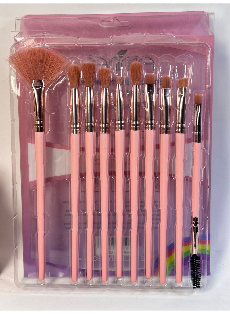 maya accessories 10 Makeup Brushes, Easy To Carry.Travel Friendly 10PCS may vary color - Image 3
