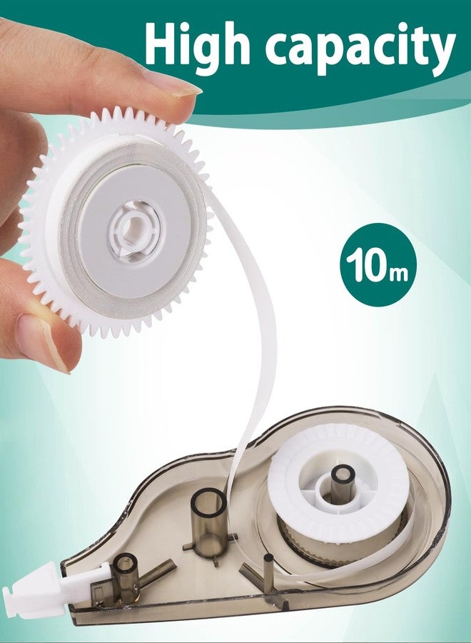 Dynta Correction Tape 28 Pack, White Mistake Out, Transparent Dispenser, 1/5 Inch X 32.8 Ft (5mmx10m), Correction Supplies Ergonomic Design Instant Fixes - Image 5