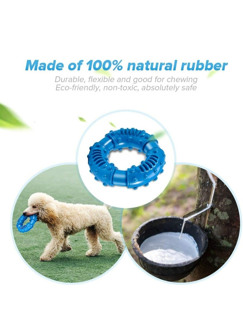 Generic - Dog Chew Toys for Aggressive Chewers Large Breed, Non-Toxic Natural Rubber Indestructible Dog Toys, Tough Durable Puppy Chew Toy for Medium Large Dogs - Fun to Chew, Chase and Fetch(Blue) - Image 1