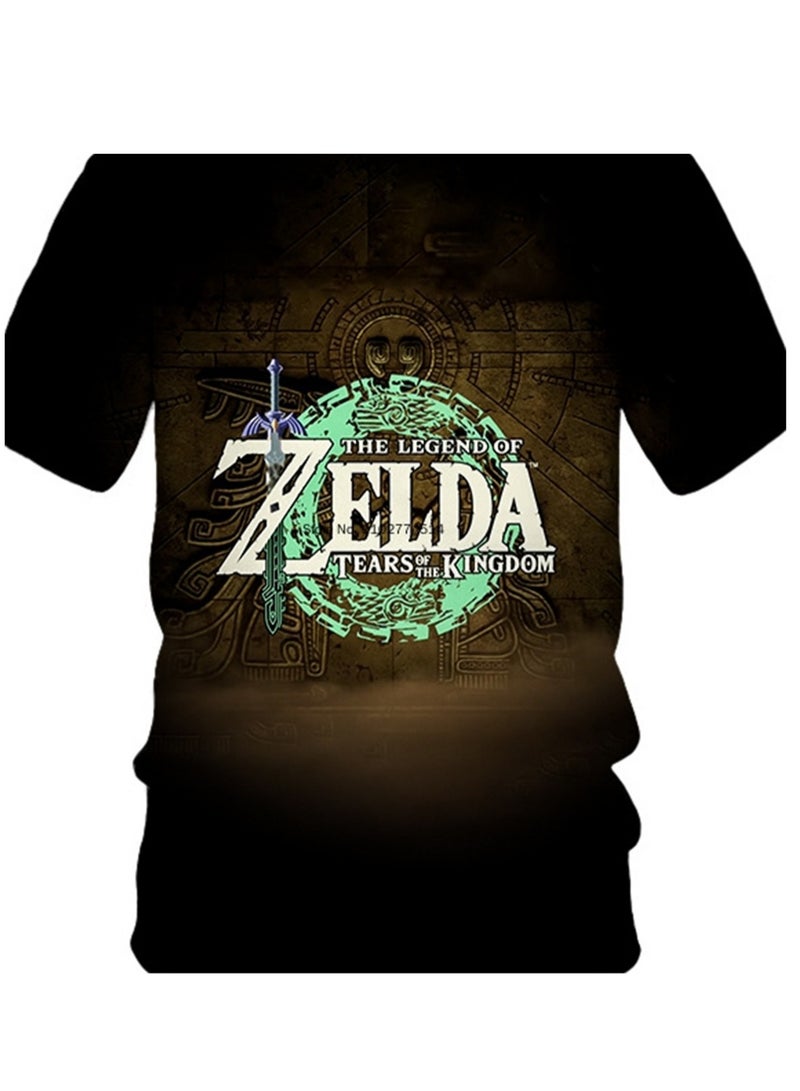 Game Zelda Breath of the Wild 3D digital printing personalized breathable children's T-shirt  - Image 2