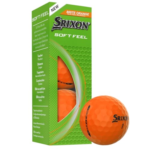 Srixon Soft Feel Golf Balls, Soft Feel 14, Brite Orange - Image 4