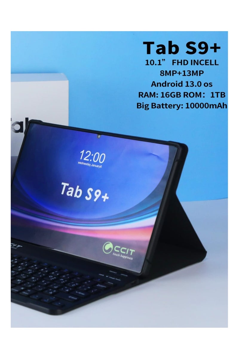 CCIT Tab S9+ Android 13 | 16GB RAM, 1TB ROM | Ultra-Long Life 10,000mAh Battery | 10.1" FHD INCELL Display | Pro Camera Package 8MP+13MP | Premium Tablet Choice for Advanced Work, Study & Entertainment - Image 2