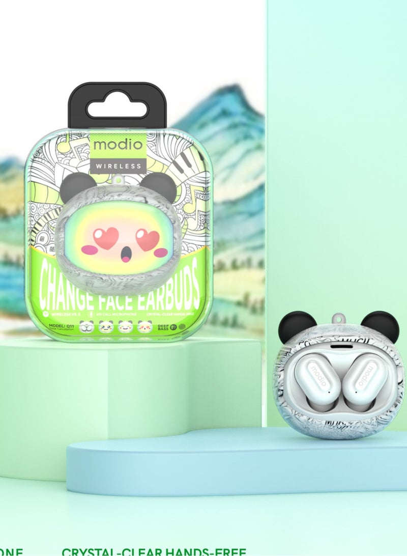 Modio Q11 Change Face Earbuds – Customizable Design, Premium Sound, and Comfortable Fit - Image 4