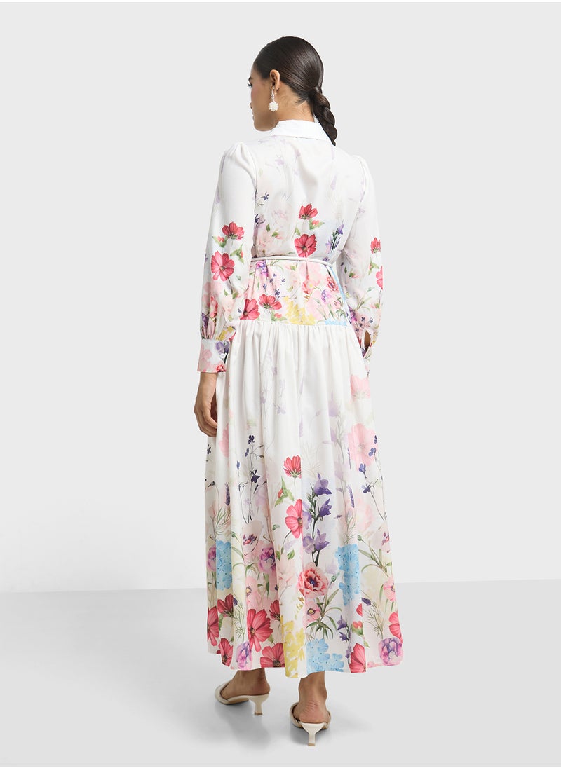 ELLA Floral Print Dress  - Image 2