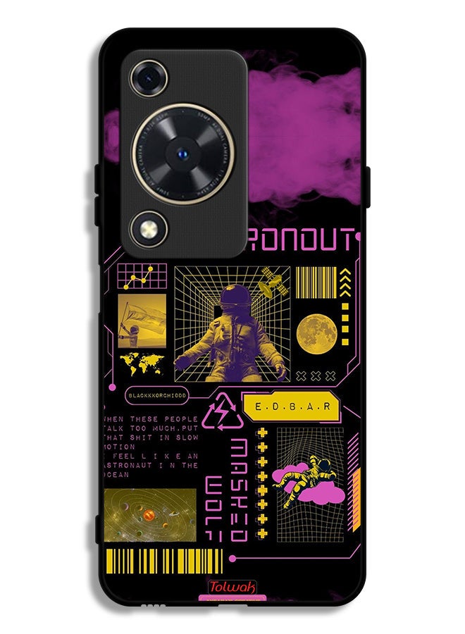 Tolwak Huawei Nova Y72S Protective Case Cover Astronaut Sticker