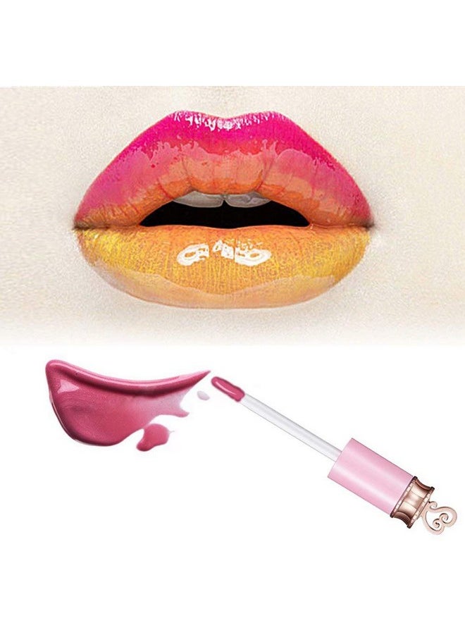 10 Pcs Empty Lip Gloss Tubes With Brush Wand Refillable Lip Oil Bottles Bulk Lip Balm Split Containers With 10 Rubber Stoppers For Diy Lip Glaze Make Up Sample 6Ml 11.5X1.8Cm