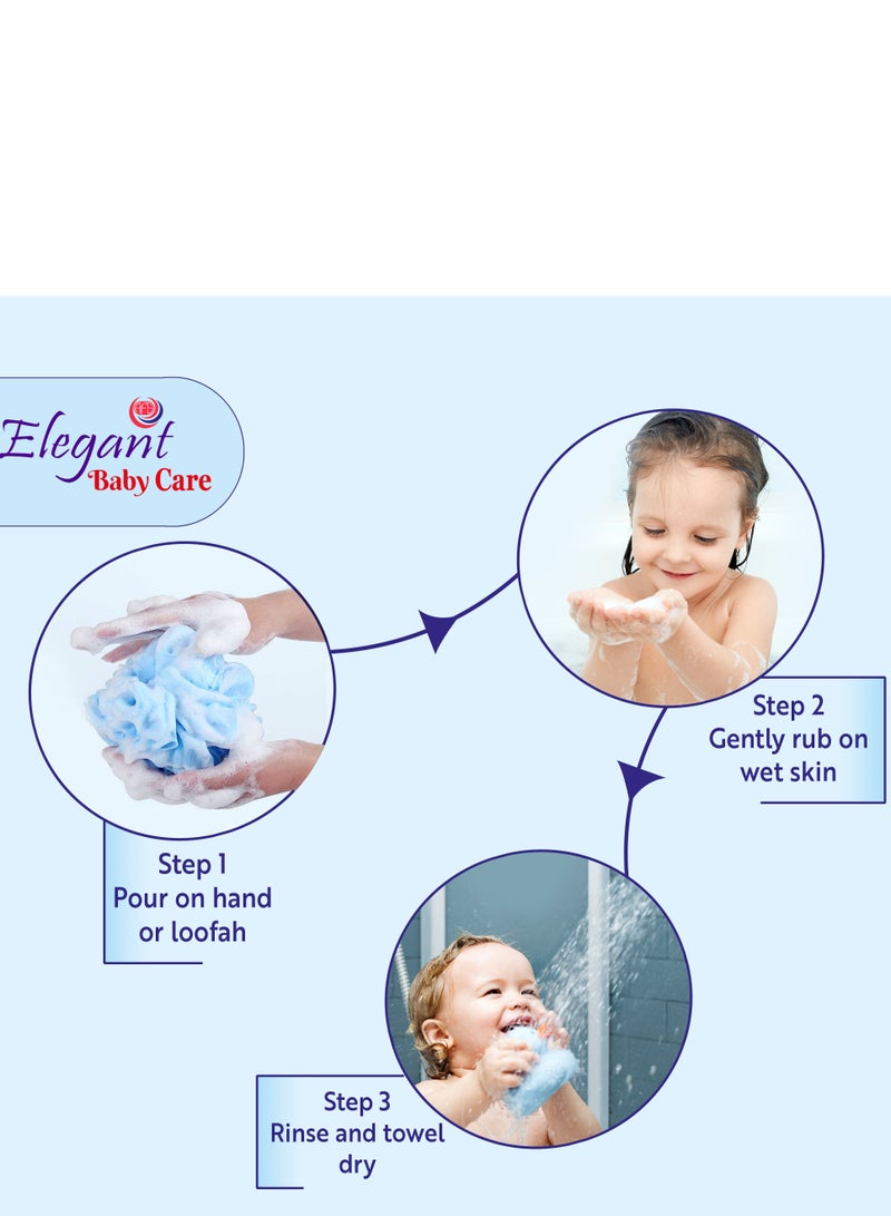 Elegant Elegant Lavender Baby Shower Gel 500ml Twin Pack  - Image 2
