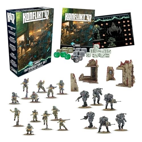 Warlord Games Konflikt 47 Introductory Starter Set 28mm Tabletop Miniature Wargaming - Image 1