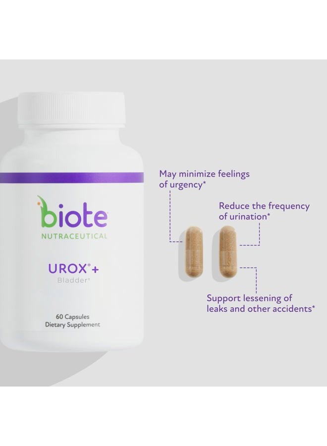 Biote Medical - Urox+ - Practitioner Grade Nutraceuticals - Bladder Health (60 Capsules) - Image 2
