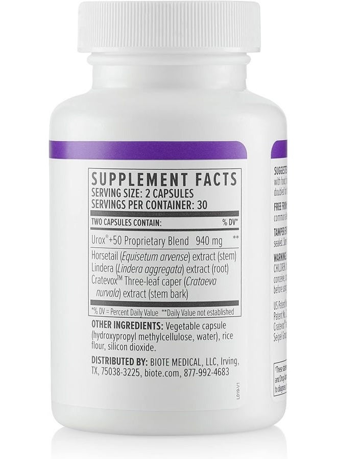 Biote Medical - Urox+ - Practitioner Grade Nutraceuticals - Bladder Health (60 Capsules) - Image 4