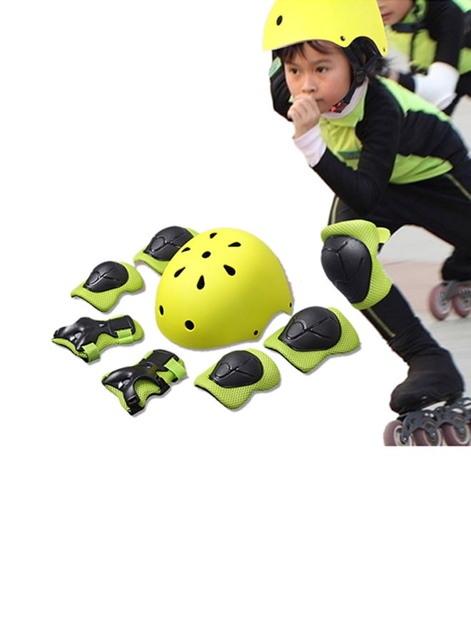 Children's Balance Wheel Slip Knee Pads Elbow Guards Helmet 7 set 1kg - Image 2