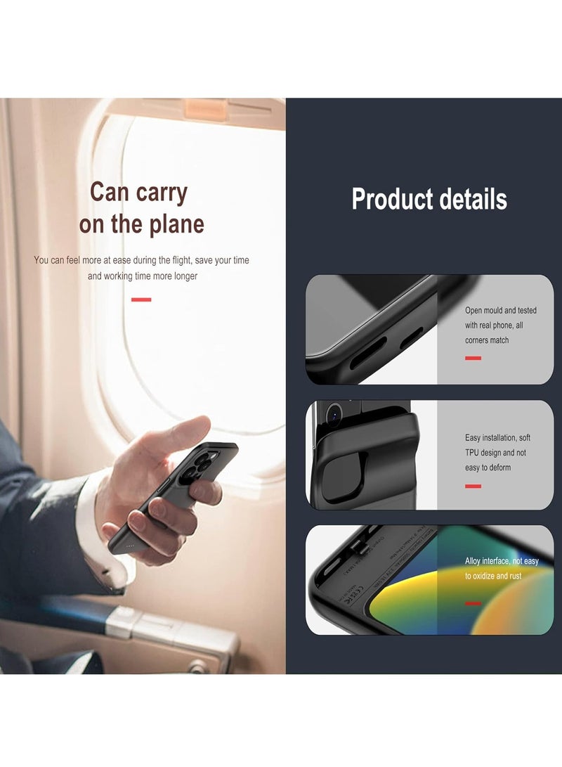 Battery Case for iPhone 14 Pro Max, 4500mAh Portable Protective Charging Case, Extended Battery Backup, Compatible for Apple iPhone 14 Pro Max, Rechargeable Charger Case. - Image 5