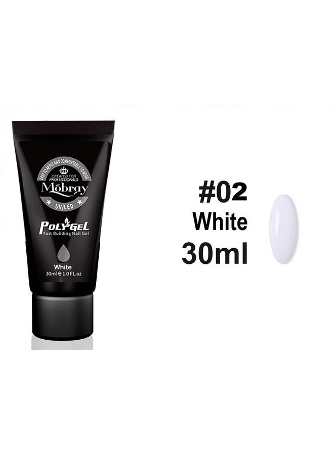 Mobray جل بناء الأظافر بولي من موبرى جل تمديد 30 مل (#02-أبيض) - Image 2