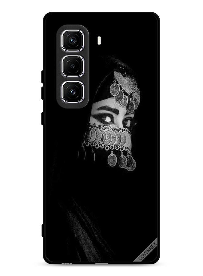 Covernex Infinix Hot 50 Pro Plus 4G Protective Case Cover Beautiful Eyes Girl Having Face Jewellery - Image 1