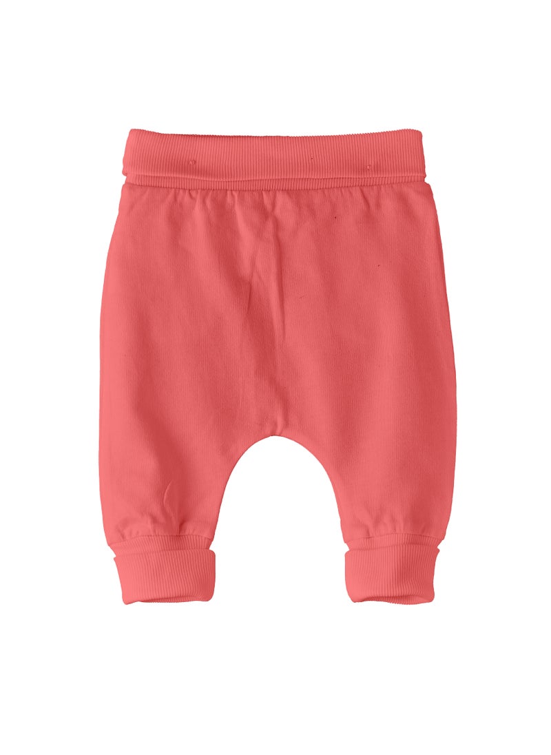Jelliene - Baby Coral Cotton Pants - Image 1