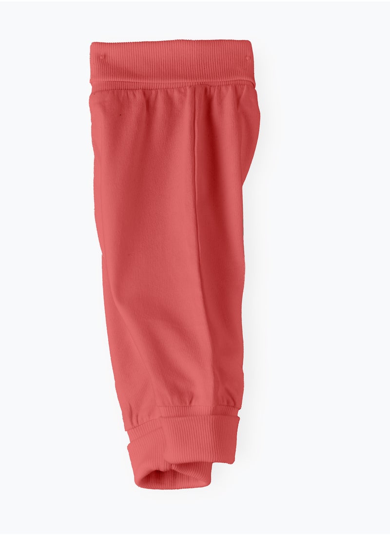 Jelliene - Baby Coral Cotton Pants - Image 1