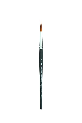 Princeton Aqua Elite, Series 4850, Synthetic Kolinsky Watercolor Paint Brush,Long Round, 8 - Image 1